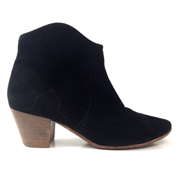 Isabel Marant Shoes - Isabel Marant Dicker Ankle Boots Black Suede 38/8